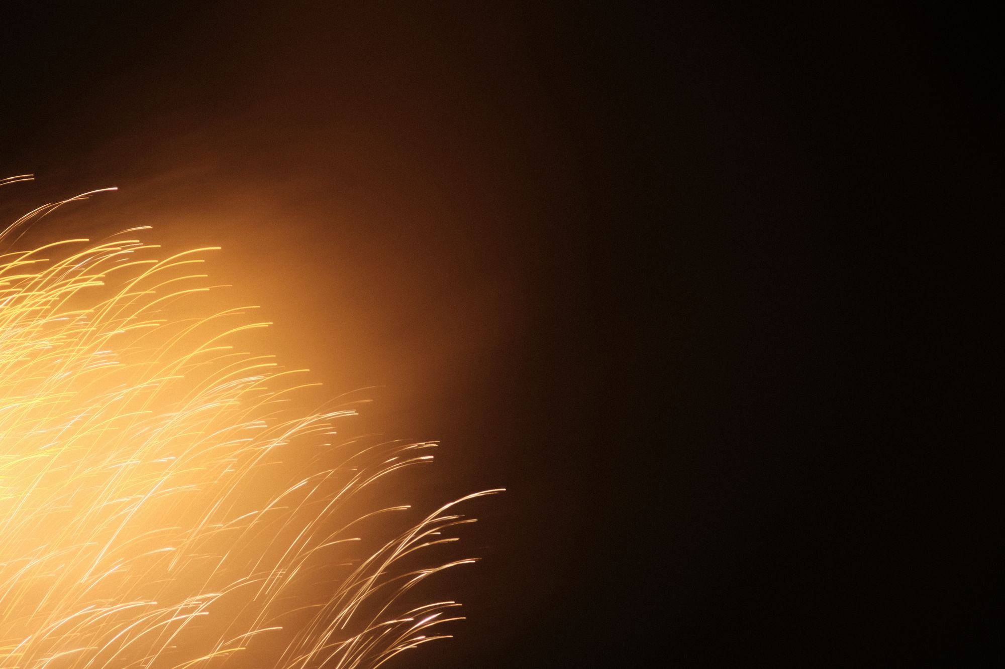 summer fireworks in tokyo, long exposure and abstract photography