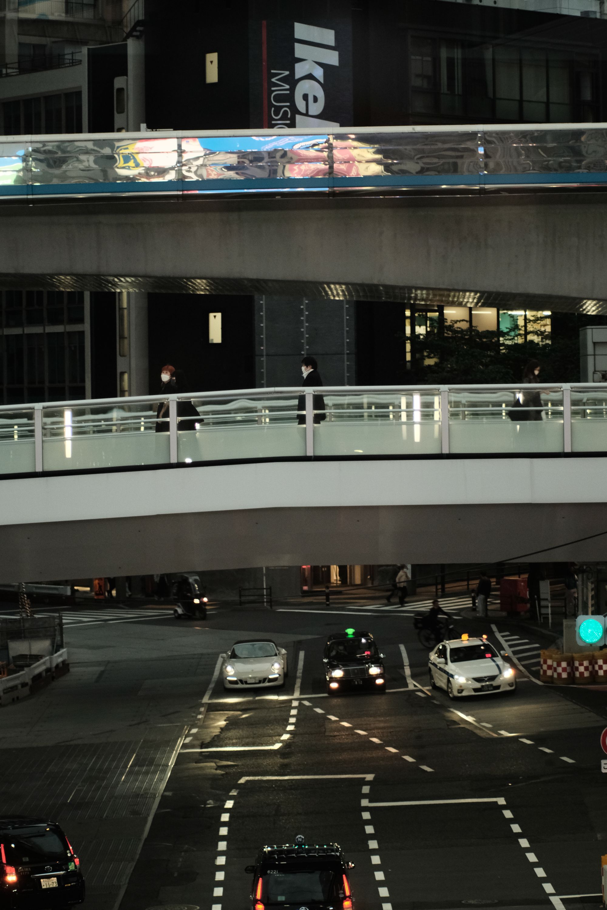 footbridge in shibuya