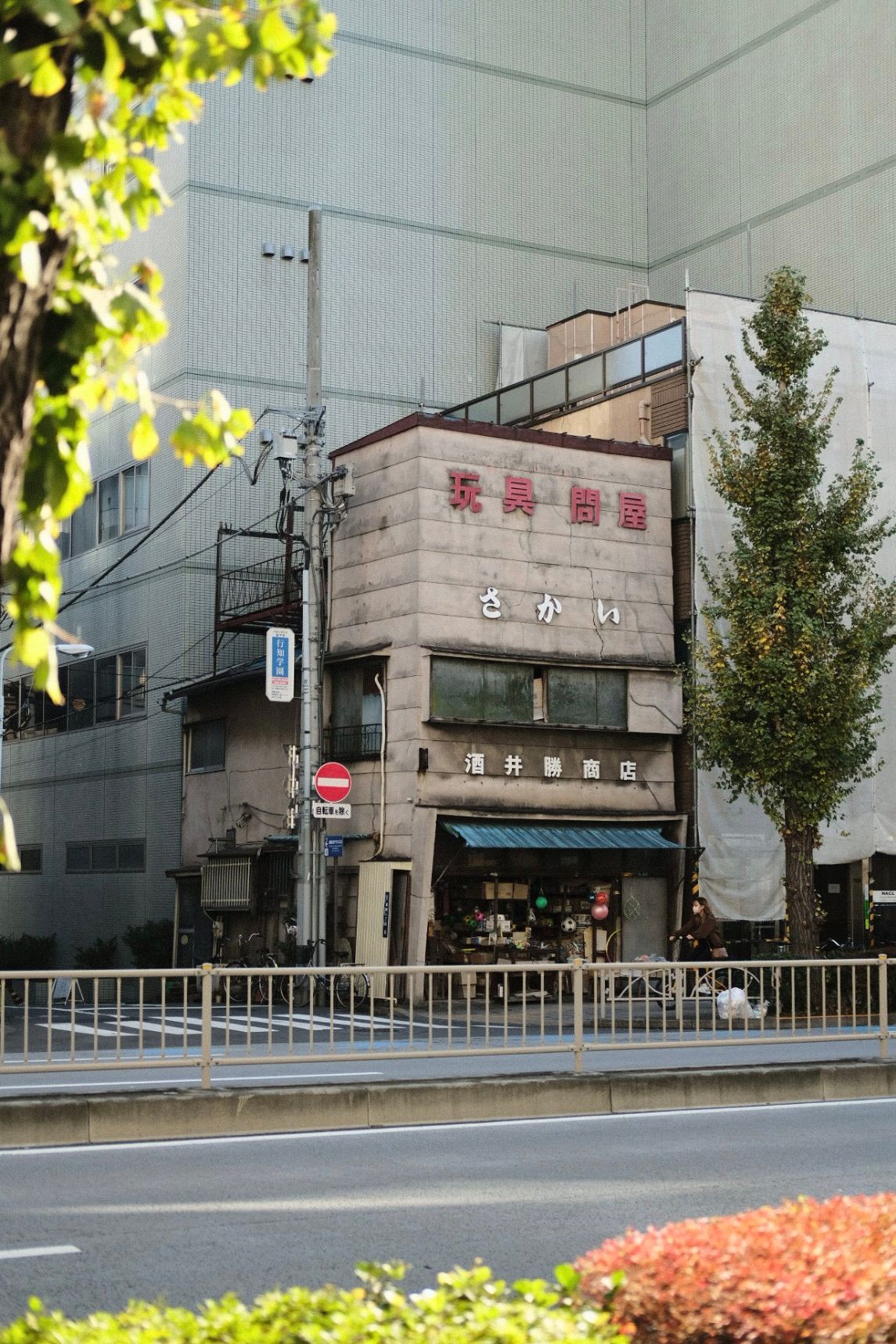 Old and squeezed Tokyo houses